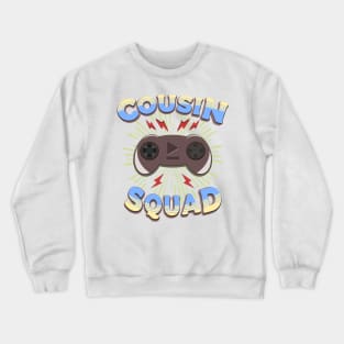 Cousin Squad Gaming Console Family Crewneck Sweatshirt